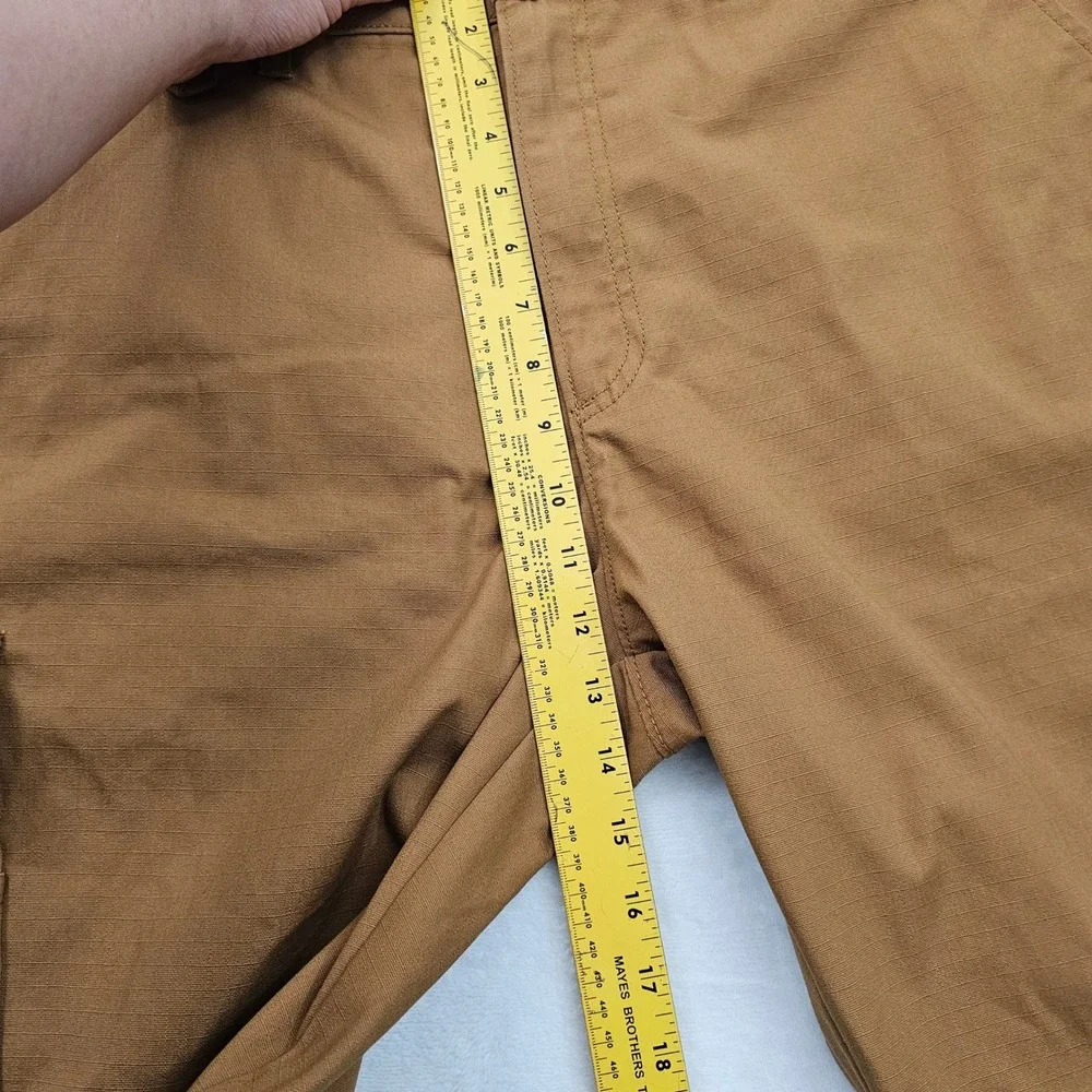 Brahma Cargo Work Shorts Mens 38 Brown Ripstop‎ Utility Carpenter Gorpcore
